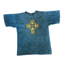 Load image into Gallery viewer, Vintage 90's CHURINGA Made In Australia Celtic Cross Graphic Tie Dye T-Shirt