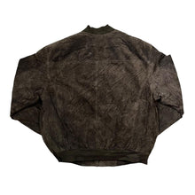 Load image into Gallery viewer, Vintage JOHN ASHFORD Dark Brown Genuine Real Suede Leather Bomber Jacket