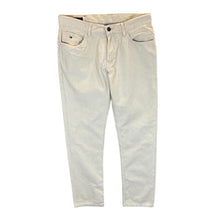 Load image into Gallery viewer, TOMMY HILFIGER Skinny Slim Fit Classic Cream Corduroy Cord Trousers