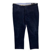 Load image into Gallery viewer, Early 00's POLO RALPH LAUREN "Classic Fit" Navy Blue Corduroy Cord Straight Leg Trousers