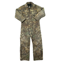 Load image into Gallery viewer, Vintage LIBERTY Rugged Outdoor Gear Camo Camouflage Print Hunting Fishing Boiler Suit Jumpsuit Overalls