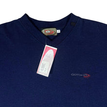 Load image into Gallery viewer, GOTCHA Embroidered Mini Logo Y2K Surfer Skater Long Sleeve Navy Blue T-Shirt