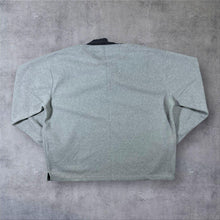 Load image into Gallery viewer, Cotton Traders Classic Mini Logo Grey Fleece Polo Sweatshirt