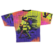 Load image into Gallery viewer, Vintage ALOMAR SONS MLB Baseball All-Over Print Vibrant Graphic Short Sleeve T-Shirt
