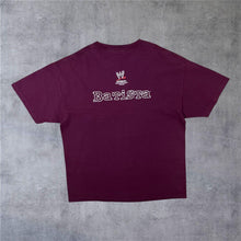 Load image into Gallery viewer, Vintage WWE (2005) Batista “R U Talking 2 Me?” Wrestling Graphic Burgundy T-Shirt