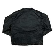 Load image into Gallery viewer, Vintage 90's ECHTES LEDER Genuine Real Black Leather Biker Bomber Jacket