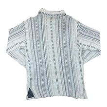 Load image into Gallery viewer, Vintage 90's Abstract Patterned Long Sleeve Flannel Polo Shirt