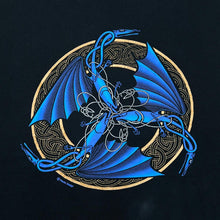 Load image into Gallery viewer, Vintage JT's "Hewlin Design" Gothic Celtic Dragon Symbol Graphic T-Shirt