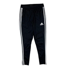 Load image into Gallery viewer, ADIDAS Aeroready Three Stripe Mini Logo Black Sports Tracksuit Bottoms