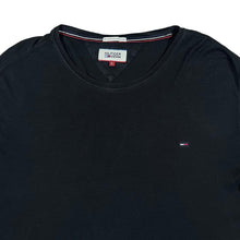 Load image into Gallery viewer, TOMMY HILFIGER DENIM Classic Embroidered Mini Logo Long Sleeve Cotton T-Shirt