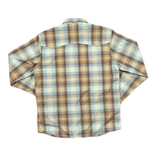 Load image into Gallery viewer, PATAGONIA Multi Plaid Check Zip Pocket Fishing Outdoor Long Sleeve Nylon Polyester Shirt
