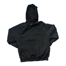 Load image into Gallery viewer, NIKE "Swoosh" Embroidered Logo Spellout 1/2 Zip Pullover Hooded Windbreaker Track Jacket