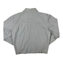 Load image into Gallery viewer, Vintage Natural Classics Beige Check Lined Canvas Cotton Bomber Jacket