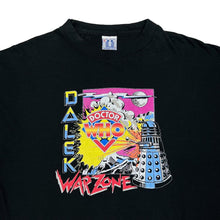 Load image into Gallery viewer, Vintage 90’s Sierra Teez DOCTOR WHO “Dalek Warzone” Sci-Fi TV Show Graphic T-Shirt