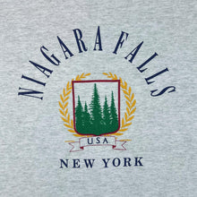 Load image into Gallery viewer, Vintage Niagara Falls "New York USA" Souvenir Spellout Graphic Single Stitch Grey T-Shirt