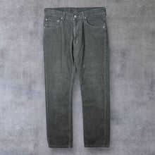 Load image into Gallery viewer, Levi's 752 Grey-Brown Regular Fit Straight Leg Corduroy Cord Pants Jeans Trousers