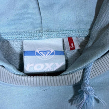 Load image into Gallery viewer, Early 00's ROXY LIFE Quiksilver Embroidered Spellout Surfer Blue Pullover Hoodie