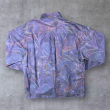 Load image into Gallery viewer, Vintage Angelo Litrico Crazy Abstract Patterned Long Sleeve Viscose Polyester Blend Shirt