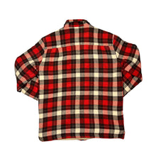 Load image into Gallery viewer, ATLAS FOR MEN Lumberjack Plaid Check Fleece Lined Zip Flannel Over Shirt