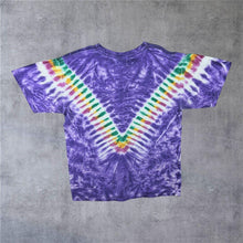 Load image into Gallery viewer, Early 00’s Hollywood Beach Florida Souvenir Spellout Graphic Tie Dye T-Shirt
