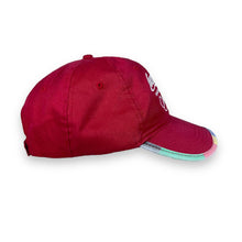 Load image into Gallery viewer, COCA COLA OLYMPICS Recycled Embroidered Logo Spellout Red Baseball Cap