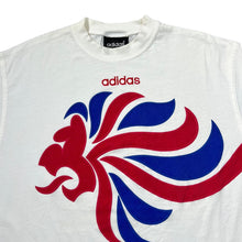 Load image into Gallery viewer, Vintage Adidas GREAT BRITAIN OLYMPIC TEAM Embroidered Logo Spellout Graphic T-Shirt