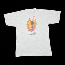 Load image into Gallery viewer, Bayside (2006) FILL THE BOOT “IAF” Firefighters Souvenir Spellout Graphic T-Shirt