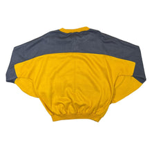 Load image into Gallery viewer, Vintage 90's REGO "Land Of Fishing" Souvenir Spellout Graphic Colour Block Button Sweatshirt