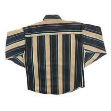 Load image into Gallery viewer, Vintage 90's Justin Multi Colour Striped Cotton Long Sleeve Shirt