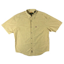 Load image into Gallery viewer, Vintage Timberland Yellow Red Check Cotton Short Sleeve Shirt