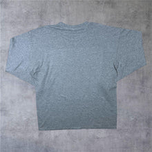 Load image into Gallery viewer, Vintage Wildside Wolf Portrait Animal Wildlife Graphic Long Sleeve Grey T-Shirt