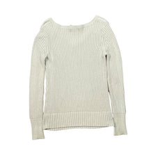 Load image into Gallery viewer, DKNY JEANS Classic Cotton Acrylic Knit Deep V-Neck Sweater Jumper