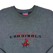 Load image into Gallery viewer, Early 00's Champion CUA CARDINALS Embroidered College Spellout Crewneck Sweatshirt