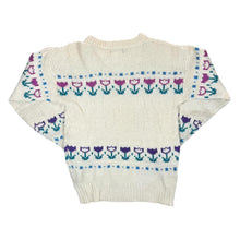 Load image into Gallery viewer, Vintage 90's WOOLRICH Floral Patterned Chunky Knit Wool Sweater Jumper