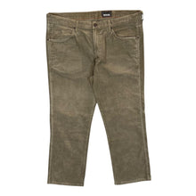 Load image into Gallery viewer, WRANGLER "Arizona" Classic Brown Corduroy Cord Straight Leg Trousers