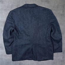 Load image into Gallery viewer, Vintage 80's Ross & Cromarty Blue Grey Herringbone Sports Jacket Blazer