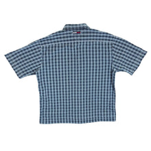 Load image into Gallery viewer, Early 00's Tommy Hilfiger Tommy Jeans Blue White Check Short Sleeve Cotton Shirt