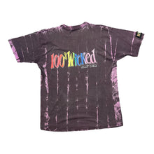 Load image into Gallery viewer, Vintage 90's WICKED WILLY'S SURF WEAR "100% Wicked" Skater Surfer Graphic Tie Dye Distressed T-Shirt
