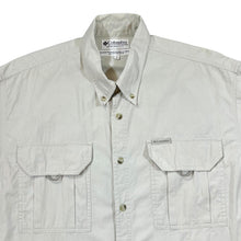 Load image into Gallery viewer, Vintage COLUMBIA SPORTSWEAR Classic Short Sleeve Button-Up Cotton Safari Outdoor Shirt
