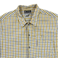Load image into Gallery viewer, COLUMBIA SPORTSWEAR "XCO" Textured Plaid Check Short Sleeve Cotton Shirt