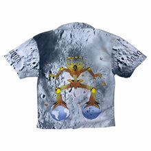 Load image into Gallery viewer, Early 00's Dognose Gothic Y2K Anime Manga Graphic Grey Short Sleeve Shirt