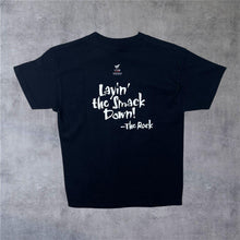 Load image into Gallery viewer, Vintage Screen Stars WWF (1998) The Rock “Layin’ The Smack Down” Wrestling T-Shirt