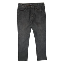Load image into Gallery viewer, DOCKERS "Straight Fit" Classic Dark Grey Corduroy Cord Straight Leg Trousers