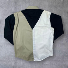 Load image into Gallery viewer, Vintage Western Express Colour Block Cowboy Popper Long Sleeve Shirt