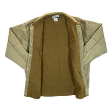 Load image into Gallery viewer, COLUMBIA SPORTSWEAR Fleece Lined Khaki Brown Utility Over Shirt