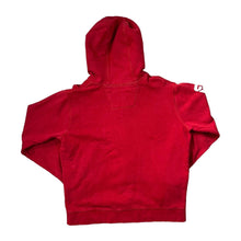 Load image into Gallery viewer, CAT Caterpillar Classic Logo Spellout Graphic Red Zip Hoodie