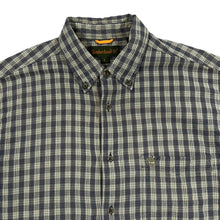 Load image into Gallery viewer, Vintage TIMBERLAND Classic Plaid Check Short Sleeve Button-Up Cotton Shirt
