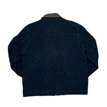 Load image into Gallery viewer, Vintage TRADER JEANS COMPANY Classic Leather Effect Collar Faux Suede Trucker Bomber Jacket