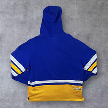 Load image into Gallery viewer, CCM NHL St Louis Blues Embroidered Logo Ice Hockey Lace Neck Blue Hoodie