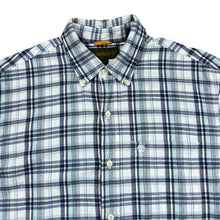 Load image into Gallery viewer, TIMBERLAND Classic Plaid Check Long Sleeve Button-Up Cotton Shirt
